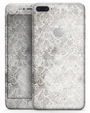 Stained Gray Damask Pattern - Skin-kit for the iPhone 8 or 8 Plus