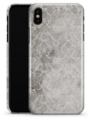 Stained Gray Damask Pattern - iPhone X Clipit Case