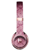 Stained Magenta Damask Pattern Full-Body Skin Kit for the Beats by Dre Solo 3 Wireless Headphones