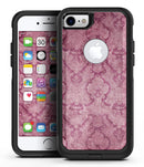 Stained Magenta Damask Pattern - iPhone 7 or 8 OtterBox Case & Skin Kits