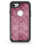 Stained Magenta Damask Pattern - iPhone 7 or 8 OtterBox Case & Skin Kits
