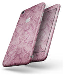 Stained Magenta Damask Pattern - Skin-kit for the iPhone 8 or 8 Plus