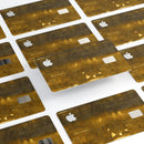 Stained Watercolor with Gold Specks - Premium Protective Decal Skin-Kit for the Apple Credit Card