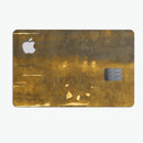 Stained Watercolor with Gold Specks - Premium Protective Decal Skin-Kit for the Apple Credit Card