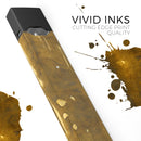 Stained Watercolor with Gold Specks - Premium Decal Protective Skin-Wrap Sticker compatible with the Juul Labs vaping device