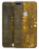 Stained Watercolor with Gold Specks - Skin-kit for the iPhone 8 or 8 Plus