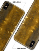 Stained Watercolor with Gold Specks - iPhone X Clipit Case