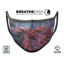 Star Burst V1 - Made in USA Mouth Cover Unisex Anti-Dust Cotton Blend Reusable & Washable Face Mask with Adjustable Sizing for Adult or Child