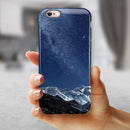Starry Mountaintop iPhone 6/6s or 6/6s Plus 2-Piece Hybrid INK-Fuzed Case