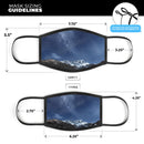 Starry Mountaintop - Made in USA Mouth Cover Unisex Anti-Dust Cotton Blend Reusable & Washable Face Mask with Adjustable Sizing for Adult or Child