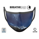 Starry Mountaintop - Made in USA Mouth Cover Unisex Anti-Dust Cotton Blend Reusable & Washable Face Mask with Adjustable Sizing for Adult or Child
