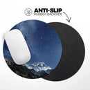 Starry Mountaintop// WaterProof Rubber Foam Backed Anti-Slip Mouse Pad for Home Work Office or Gaming Computer Desk