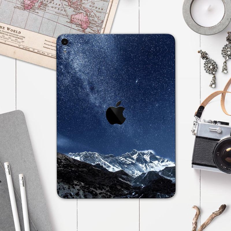 Starry Mountaintop - Full Body Skin Decal for the Apple iPad Pro 12.9", 11", 10.5", 9.7", Air or Mini (All Models Available)