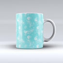 The-Stenciled-Feather-Pattern-ink-fuzed-Ceramic-Coffee-Mug