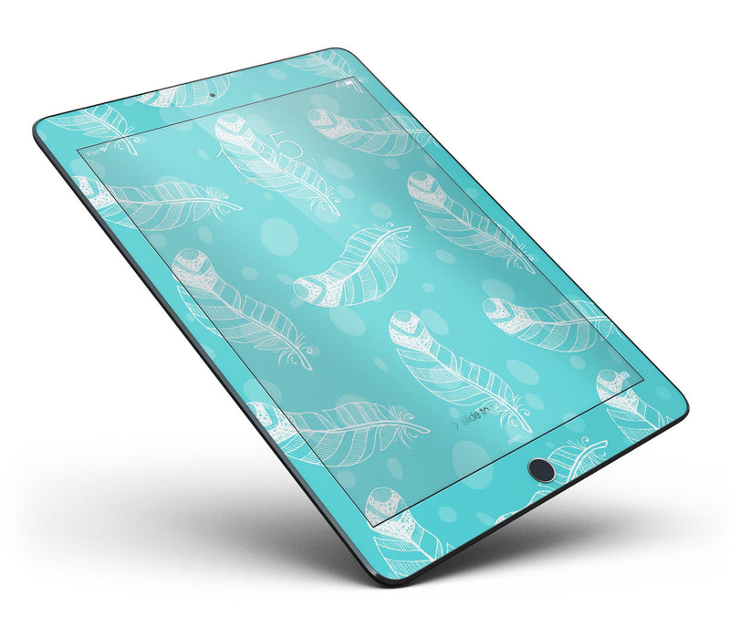 Stenciled Feather Pattern - iPad Pro 97 - View 7.jpg