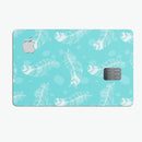 Stenciled Feather Pattern - Premium Protective Decal Skin-Kit for the Apple Credit Card