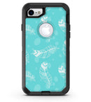 Stenciled Feather Pattern - iPhone 7 or 8 OtterBox Case & Skin Kits