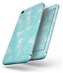 Stenciled Feather Pattern - Skin-kit for the iPhone 8 or 8 Plus