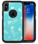 Stenciled Feather Pattern - iPhone X OtterBox Case & Skin Kits