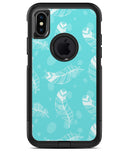 Stenciled Feather Pattern - iPhone X OtterBox Case & Skin Kits