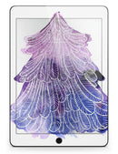 Stenciled Watercolor Evergreen Tree - iPad Pro 97 - View 6.jpg