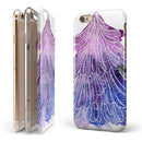 Stenciled Watercolor Evergreen Tree iPhone 6/6s or 6/6s Plus 2-Piece Hybrid INK-Fuzed Case