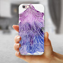 Stenciled Watercolor Evergreen Tree iPhone 6/6s or 6/6s Plus 2-Piece Hybrid INK-Fuzed Case
