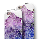 Stenciled Watercolor Evergreen Tree iPhone 6/6s or 6/6s Plus 2-Piece Hybrid INK-Fuzed Case