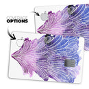 Stenciled Watercolor Evergreen Tree - Premium Protective Decal Skin-Kit for the Apple Credit Card