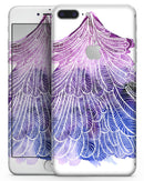 Stenciled Watercolor Evergreen Tree - Skin-kit for the iPhone 8 or 8 Plus