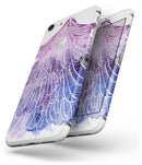 Stenciled Watercolor Evergreen Tree - Skin-kit for the iPhone 8 or 8 Plus