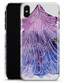 Stenciled Watercolor Evergreen Tree - iPhone X Clipit Case