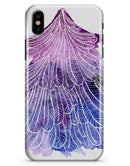 Stenciled Watercolor Evergreen Tree - iPhone X Clipit Case