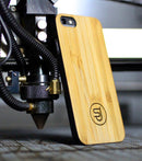 Steve Jobs Tribute - Hand-Crafted Bamboo iPhone Case