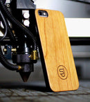 Steve Jobs Tribute - Hand-Crafted Cherry Wood iPhone Case