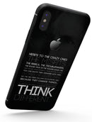 Steve Jobs Tribute | Think Different - iPhone Skin Kit