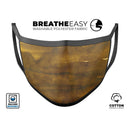 Stormy Golden Clouds - Made in USA Mouth Cover Unisex Anti-Dust Cotton Blend Reusable & Washable Face Mask with Adjustable Sizing for Adult or Child