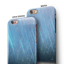 Strachted Blue and Gold iPhone 6/6s or 6/6s Plus 2-Piece Hybrid INK-Fuzed Case