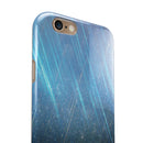 Strachted Blue and Gold iPhone 6/6s or 6/6s Plus 2-Piece Hybrid INK-Fuzed Case