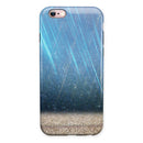 Strachted Blue and Gold iPhone 6/6s or 6/6s Plus 2-Piece Hybrid INK-Fuzed Case