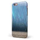 Strachted Blue and Gold iPhone 6/6s or 6/6s Plus 2-Piece Hybrid INK-Fuzed Case