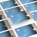 Strachted Blue and Gold - Premium Protective Decal Skin-Kit for the Apple Credit Card