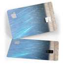 Strachted Blue and Gold - Premium Protective Decal Skin-Kit for the Apple Credit Card