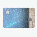 Strachted Blue and Gold - Premium Protective Decal Skin-Kit for the Apple Credit Card