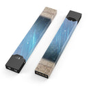 Strachted Blue and Gold - Premium Decal Protective Skin-Wrap Sticker compatible with the Juul Labs vaping device