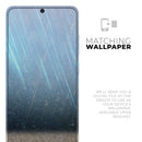 Strachted Blue and Gold - Premium Vinyl Skin Decal for Samsung Galaxy S25 Ultra, S24, S23, S22 & All Galaxy S Models