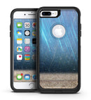 Strachted Blue and Gold - iPhone 7 or 7 Plus Commuter Case Skin Kit