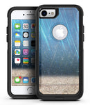 Strachted Blue and Gold - iPhone 7 or 7 Plus Commuter Case Skin Kit