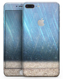 Strachted Blue and Gold - Skin-kit for the iPhone 8 or 8 Plus