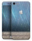 Strachted Blue and Gold - Skin-kit for the iPhone 8 or 8 Plus
